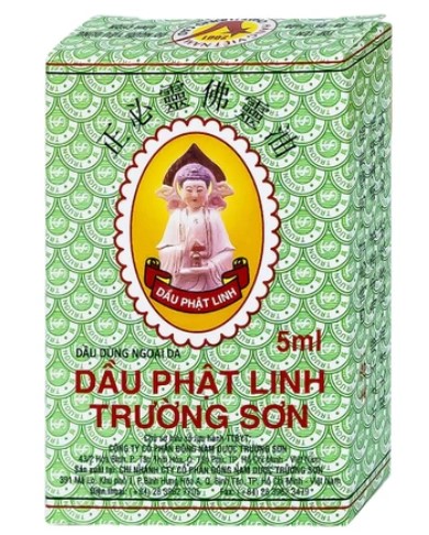 Dầu phật linh Trường Sơn Hộp 12 chai 5ml